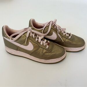 Nike Air Force 1 Premium Gold Pink W